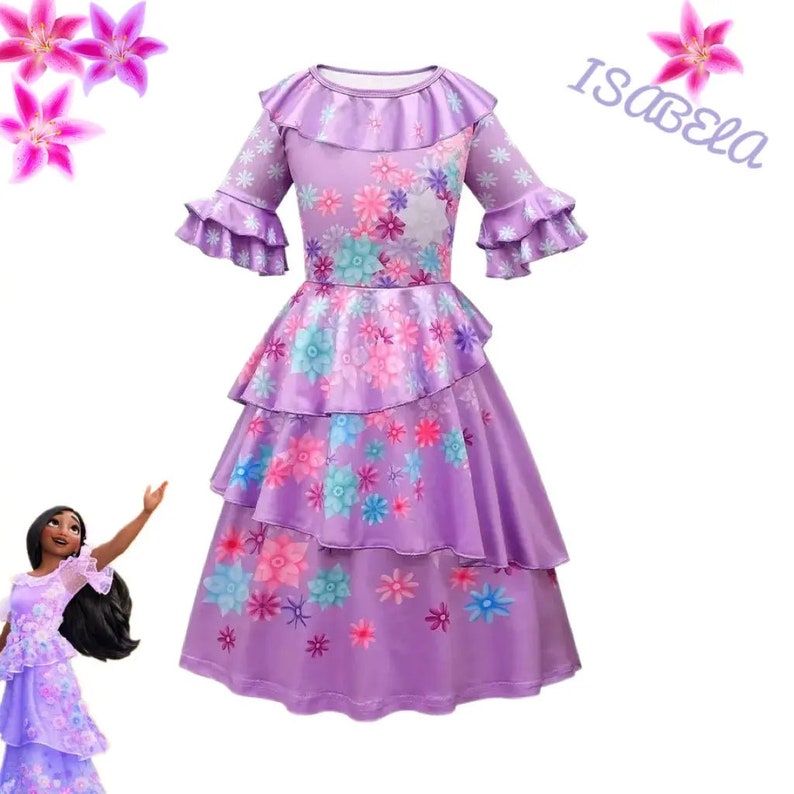 Encanto Isabela Dress Costume Toddler Costumes Encanto Etsy