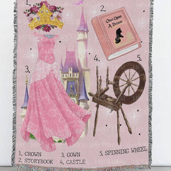 Aurora Princess Blanket Etsy