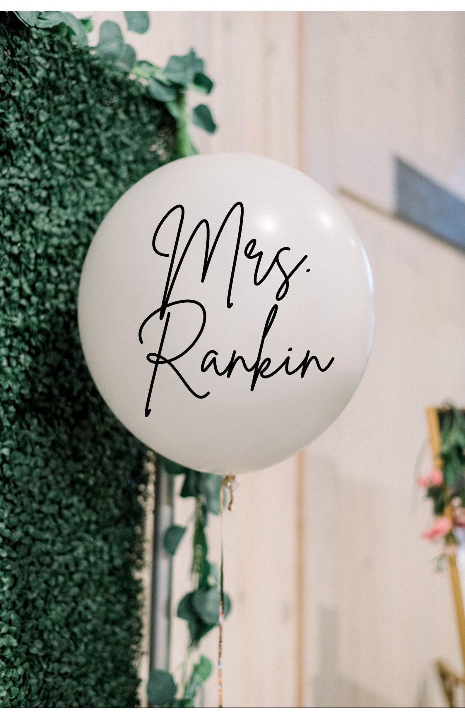 Custom Decal for Balloons Custom Ballon Decals Custom Text Etsy