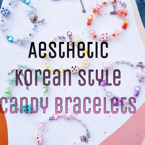 Kpop Style Candy Charm Bracelet