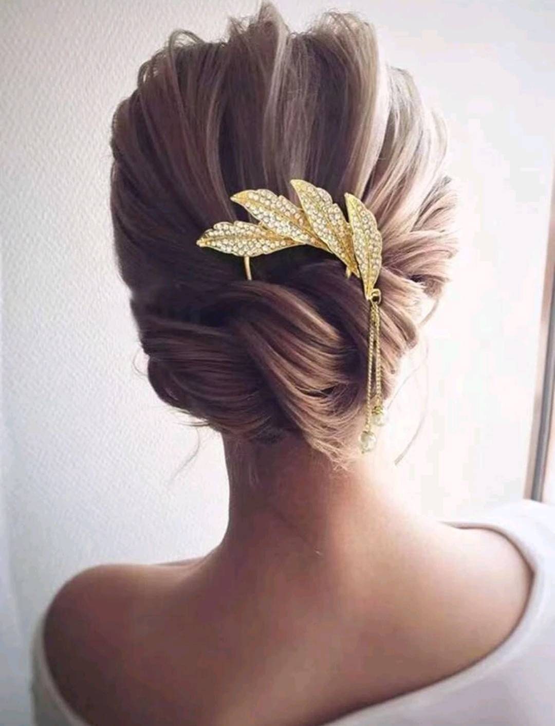Elegant Hair Pin Beautiful Hair Pin Gold Hair Accessory Etsy