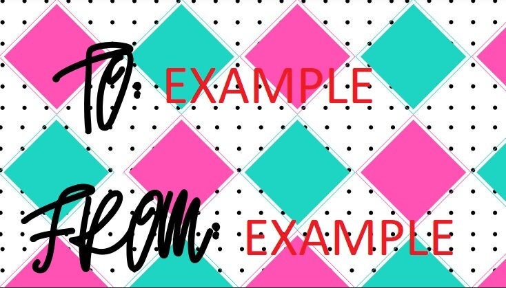 Gift Tag Printable - Etsy