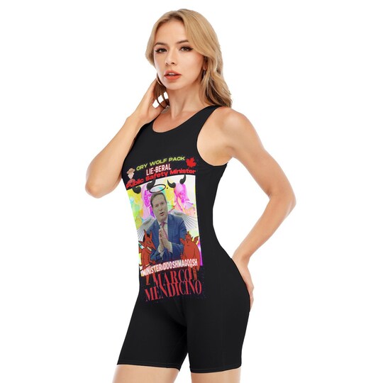 Disover Marco Mendicino-Doosh Magoosh  Political Canadian Women's Sleeveless One-piece Swimsuit