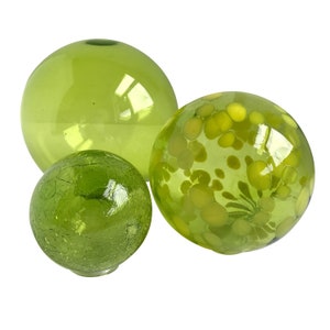 Sphere set of 3 - Lime & Sprite