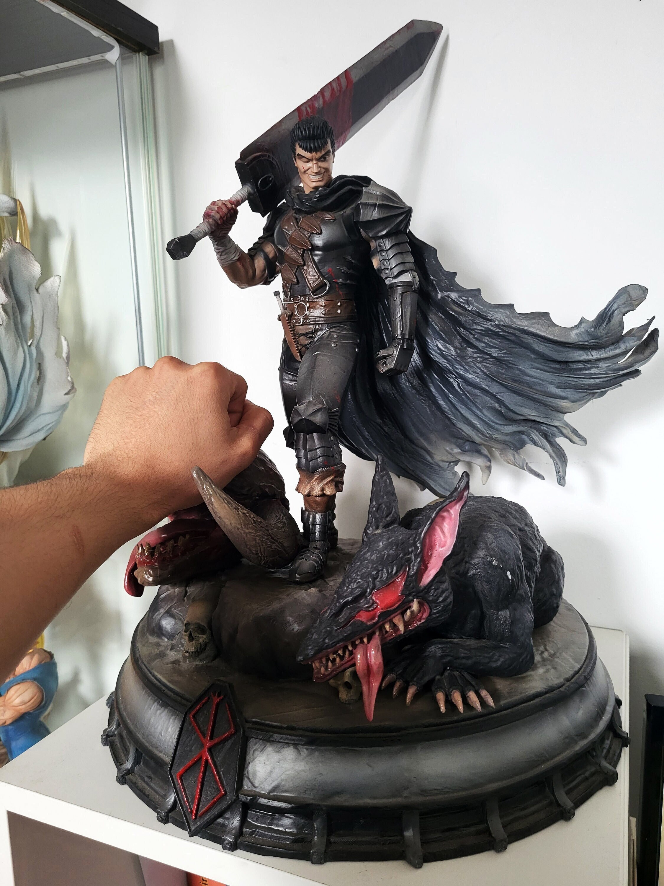 Statue Guts Berserk resine custom made Diorama 1/6 50 cm Etsy.de