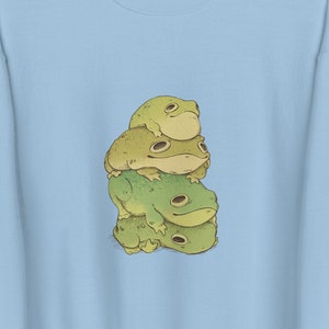 Frog Stack Sweatshirt - Cute Froggy Sweater