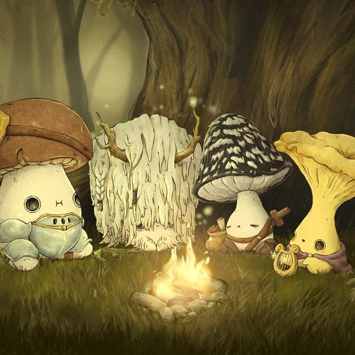 A Long Rest Digital Desktop Wallpaper Download Mushling DND - Etsy A Long Rest Digital Desktop Wallpaper Download Mushling DND - Etsy