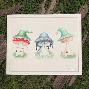 Magic Mushling Prints - Wizard Mushroom Fine Art Giclée Prints