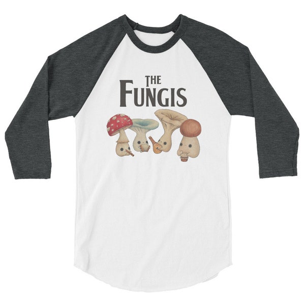 The Fungis Mushling Band Shirt - Musical Mushroom Baseball Tee