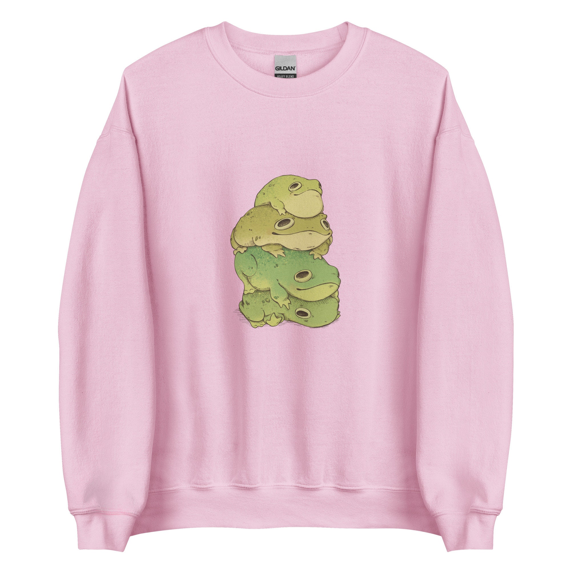 Frog Stack Sweatshirt Cute Froggy Sweater Etsy UK