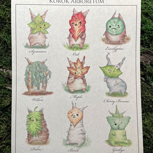 Tree Identification Fine Art Print Giclée Botanical Fine Art Etsy