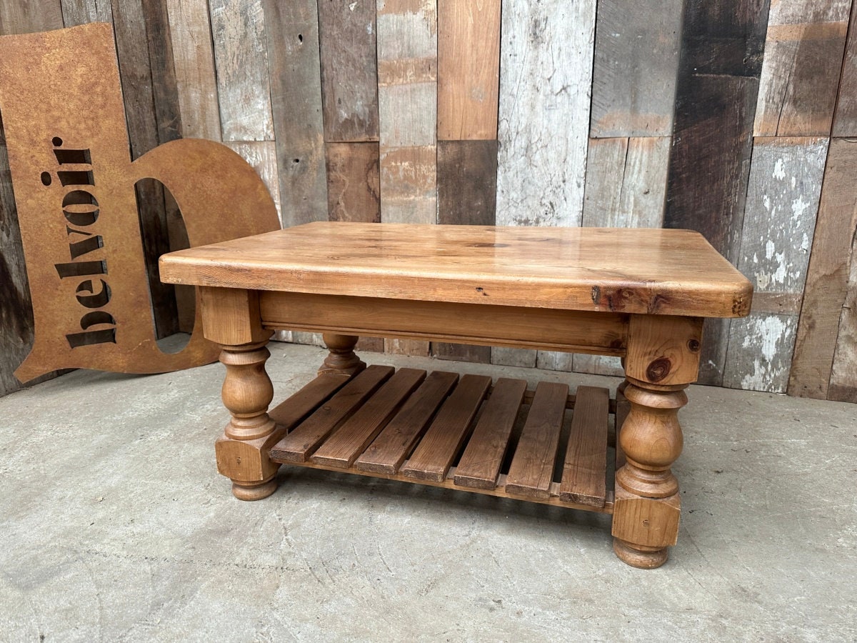 Pine Coffee Table Etsy UK