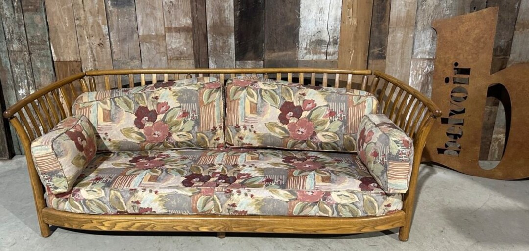 Vintage Ercol Renaissance Three Seater Elm Sofa Etsy UK