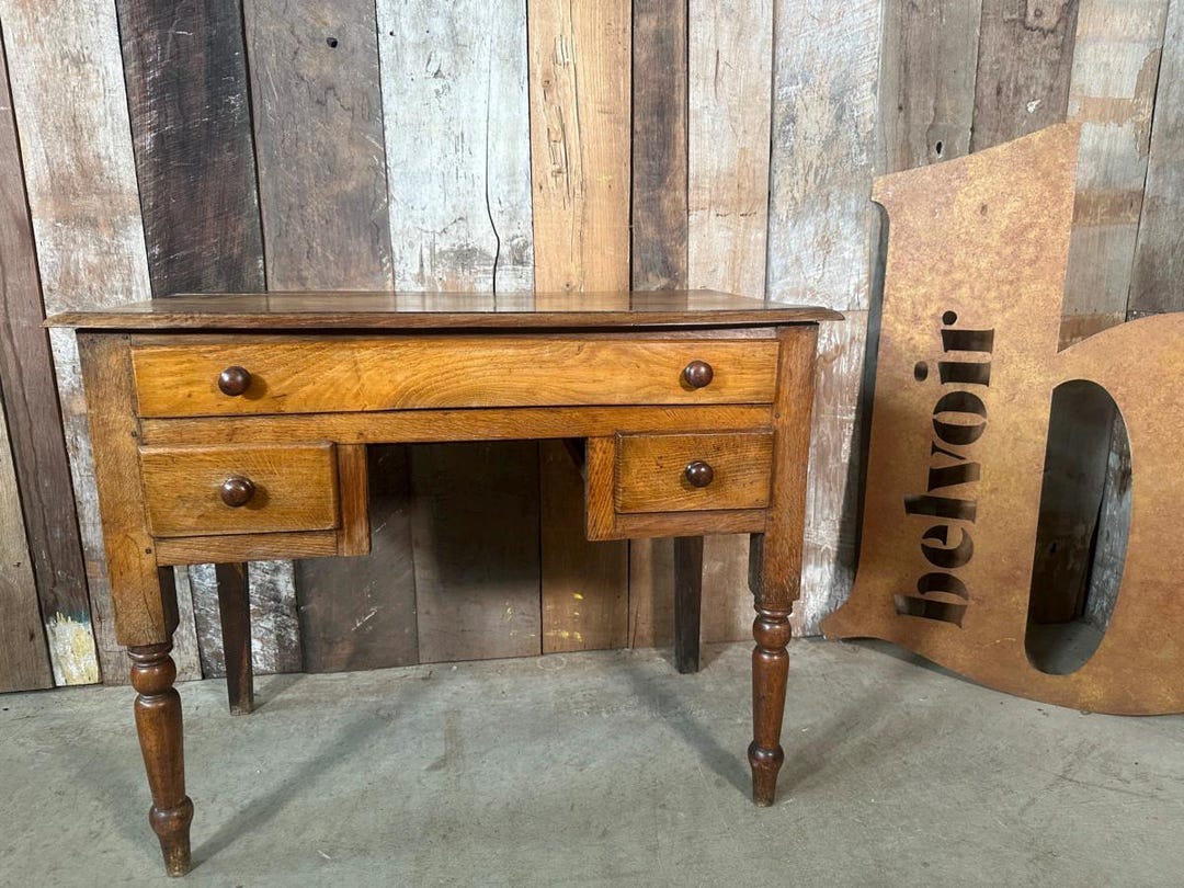 Antique Georgian Chestnut Lowboy Hall Desk Console Table, C 1820 - Etsy