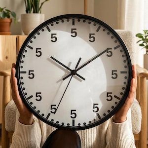 5 O'Clock Somewhere Wall Clock, Modern Silent Home Decor
