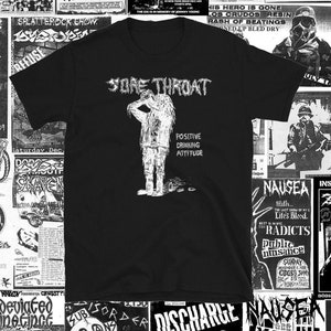 Sore Throat short sleeve shirt punk crust dbeat hardcore punk