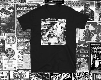 Discordance Axis short sleeve shirt punk crust dbeat hardcore punk