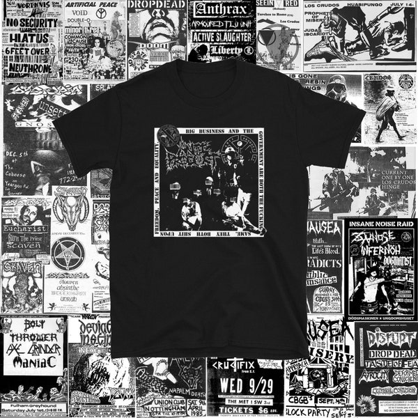 Antiproduct Big Business And The Government Are Both The Fucking Same short sleeve shirt