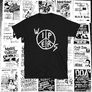 Wipers logo short sleeve shirt | punk crust dbeat hardcore punk dead moon