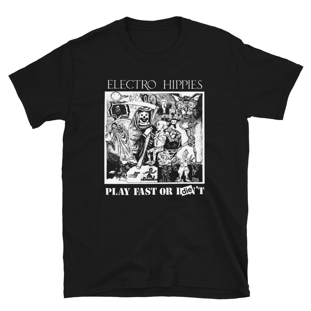 Electro Hippies Short Sleeve Shirt | Punk Crust Dbeat Hardcore