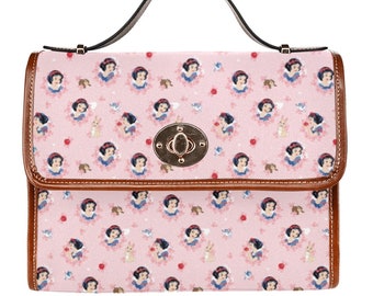 Fairest of Them All Purse - Pink Snow White Purse - Disney Purse - Canvas Purse