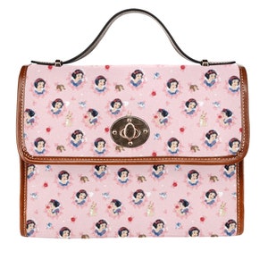 Fairest of Them All Purse - Pink Snow White Purse - Disney Purse - Canvas Purse