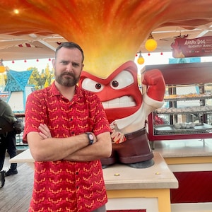 Anger - Inside Out - Pixar - Disney Bounding - Men&#39;s Hawaiian Shirt With Pocket