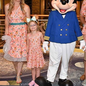 Orange Bird - Flower and Garden Dress - Epcot-Kid&#39;s Sleeveless Dress - Disney Bounding