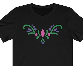 Anna Inspired Coronation - Frozen - Unisex Jersey T-shirt met korte mouwen