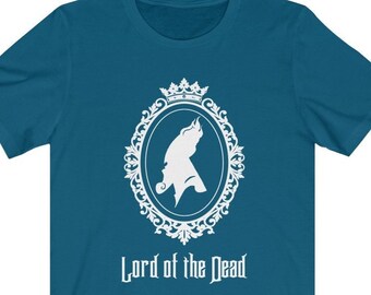 Hades Inspired Lord of the Dead Silhouette - Unisex Jersey Short Sleeve Tee