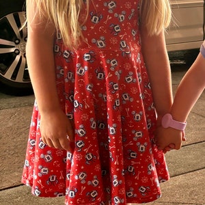 Mickey and Minnie Cruise - Disney Cruise -  Kid&#39;s Sleeveless Dress