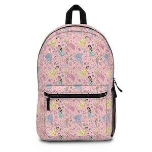 Princess Backpack Disney Backpack School Backpack Bookbag image 1