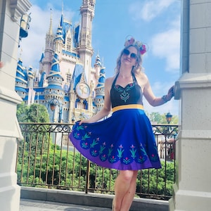 Anna Traveling Dress - Disney Bounding - Dapper Days - Women&#39;s Halter Dress with POCKETS!