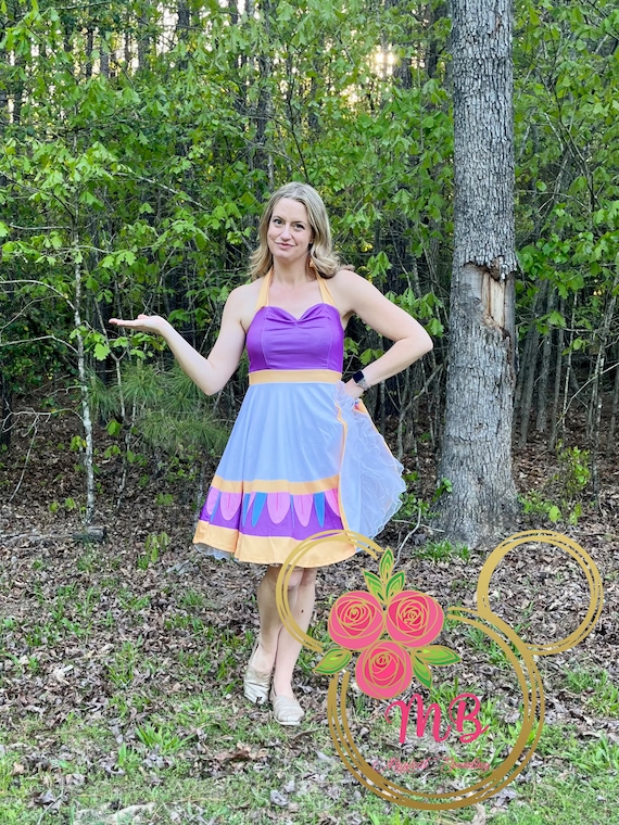 disney halter dress Mrs. Potts Halter Dress - Disney Bounding - Halloween - Costume - Dapper  Days - Women's Halter Dress With POCKETS!