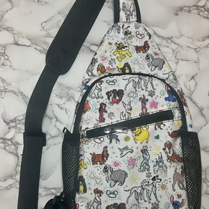 Disney Dogs - Disney Trip Bag - Disney Bounding - Sling Pack - Torba na ramię - Torba na klatkę piersiową Disney
