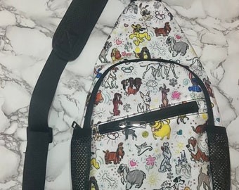 Disney Dogs - Disney Trip Bag - Disney Bounding - Sling Pack - Crossbody Bag - Disney Chest Bag