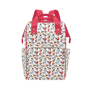 Many Mickey Mouse Backpack - Mickey Mouse Diaper Bag - Mickey Mouse Disney Backpack