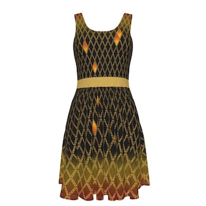 Ember - Pixar - Elemental  - Disney Bounding - Women&#39;s Tank Dress with Pockets