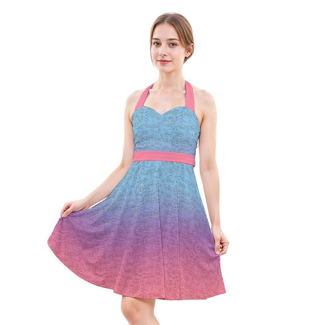 aurora blue and pink dress Sleeping Beauty Gown: Photoshoot Made from 88% Polyester Princess Aurora Dress In Pink
