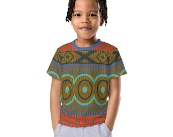Oaken Kostüm Shirt - Frozen Shirt - Kinder T-Shirt mit Rundhalsausschnitt - Express