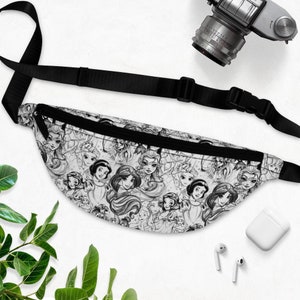 Princess Sketches - Disney Princesses - Fanny Pack