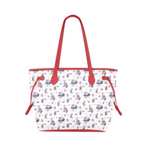 Disney Cruise Nautical Purse/Tote - Disney Purse- Disney Shoulder Bag - Mickey Bag - Minnie Purse- Tote - Canvas Shoulder Bag