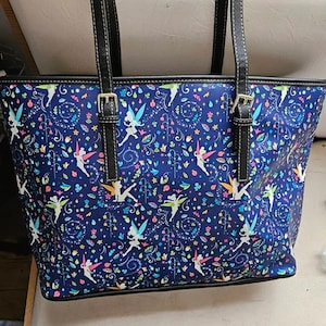 Tink - Fairy - Disney Purse- Disney Shoulder Handbag - Tote - PU Leather Shoulder Bag - Gift for Her