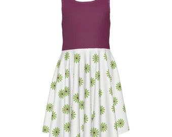 Haunted Mansion Tightrope Walker - Disney Dress - Halloween Costume - Kid's Sleeveless Dress