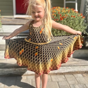 Ember - Elemental - Pixar-Kid&#39;s Sleeveless Dress - Disney Bounding