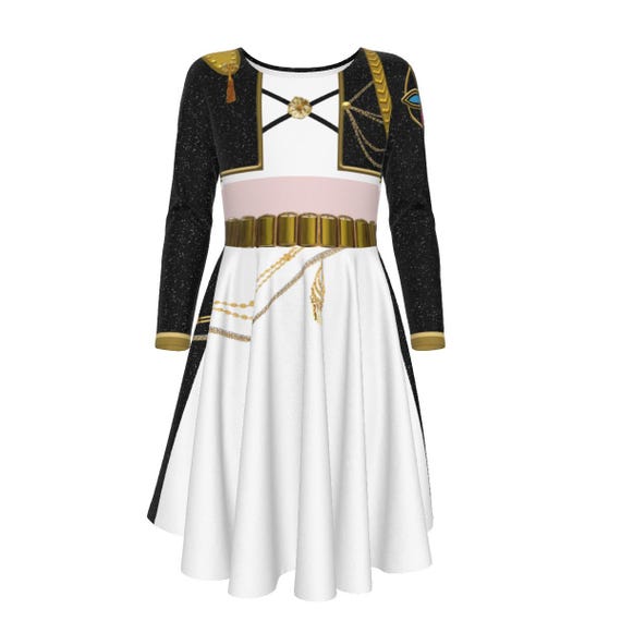 fitted lace wedding dress Rumi READY TO SHIP Limited Stock Rumi Golden Black Costume for Kids Shiny  KPop Demon Hunters Inspired Cosplay for Girls - 4T main image 0