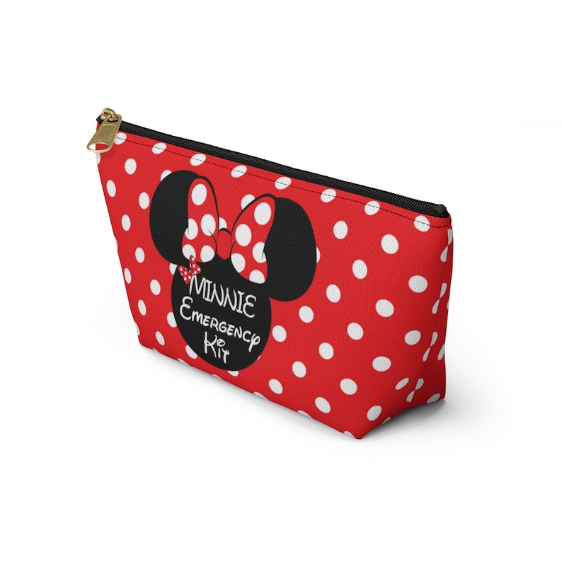 Minnie Emergency Kit Minnie Mouse Bag Disney Zipper Pouch Etsy