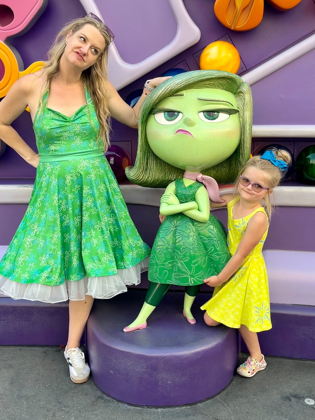 disgust green dress Inside Out 2 Green Disgust Disney/Pixar Costume-Adult Large