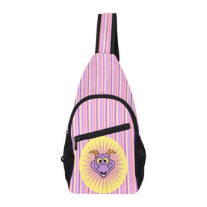 Spark of Imagination Chest Bag - Figment - Disney Trip Bag - Disney Bounding - Sling Pack - Crossbody Bag - Disney Chest Bag