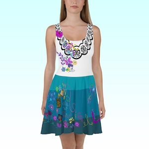 Mirabel Encanto Costume Dress - Disney Bounding -Express Option available  Women&#39;s Skater Dress